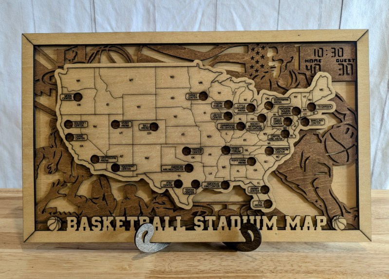 Basketball Stadium Map