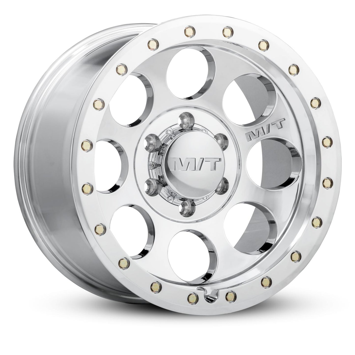Classic PRO Wheel 18x9 5 x 8X180 Hub Bore 4.929 Polished Zinc Bolts Mickey Thompson