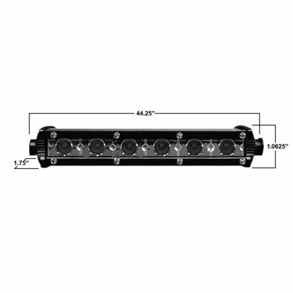 Ultra Slim Single row 44.25" light bar  AJK Offroad   