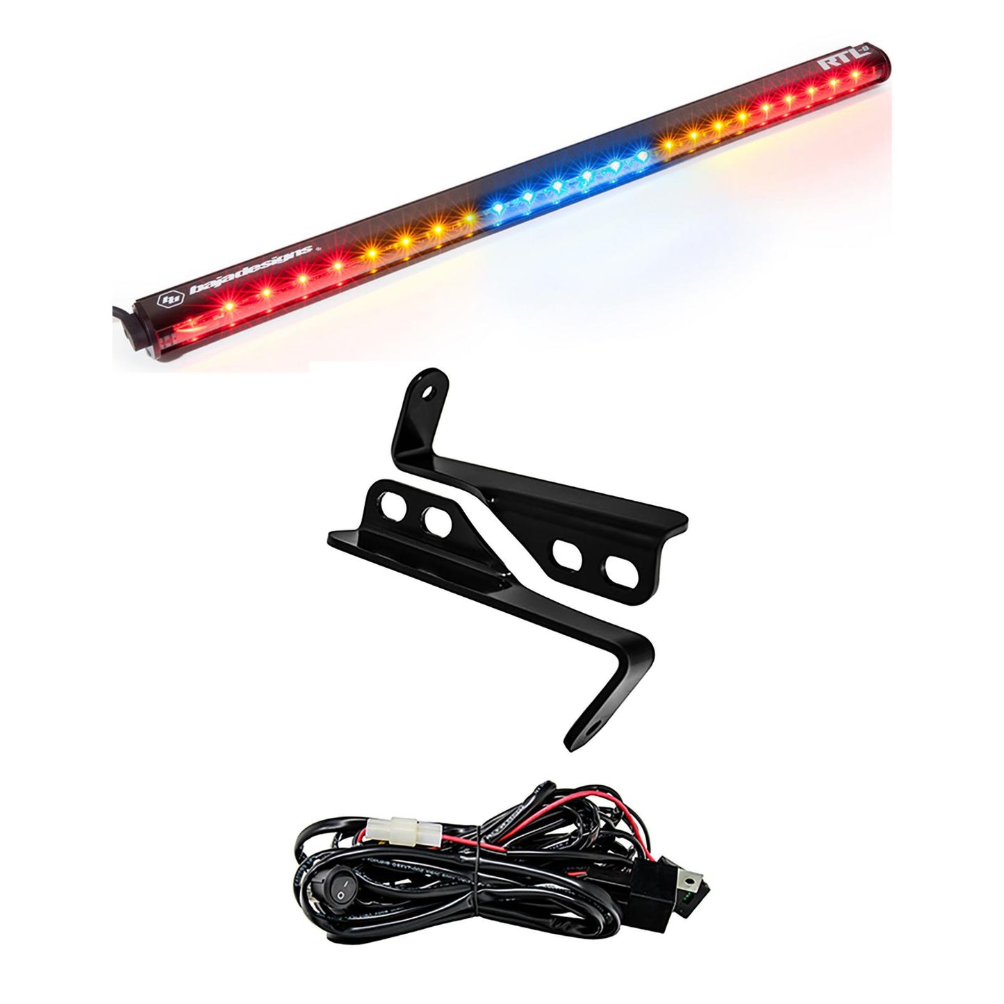 Polaris RZR 15-18 4 Seat 30 Inch RTL-B Rear Light Bar with Bracket Kit Baja Designs