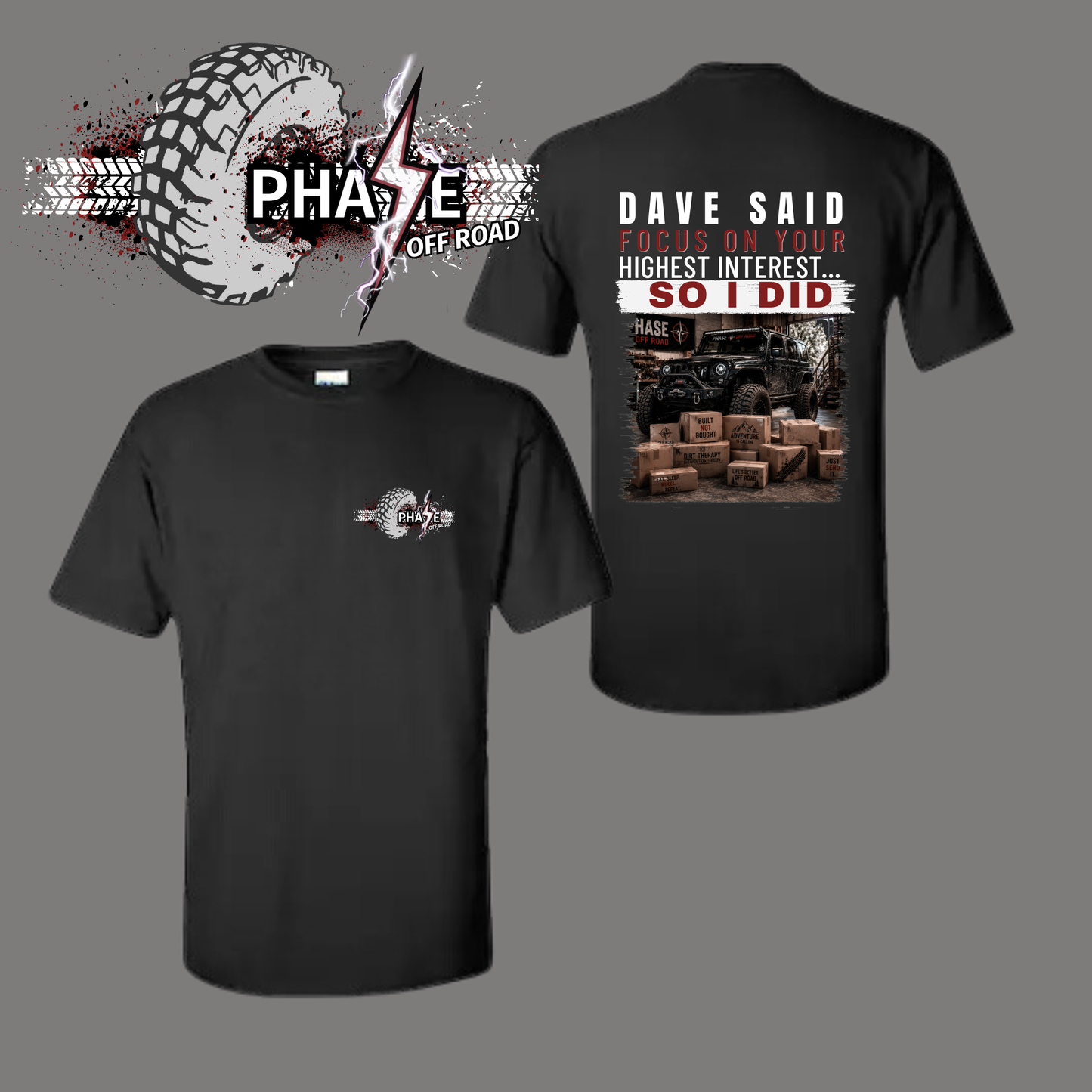 DAVE SAID FOCUS | Jeep & Off-Road Graphic Apparel