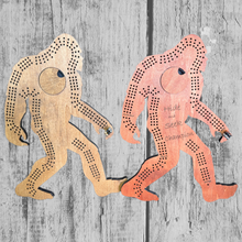 Bigfoot Wooden Cribbage Board