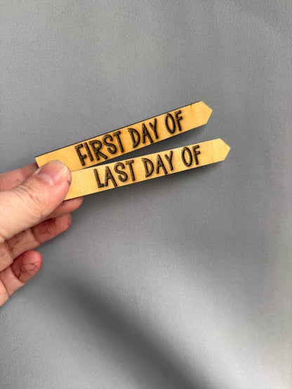 Personalized First & Last Day of School Sign