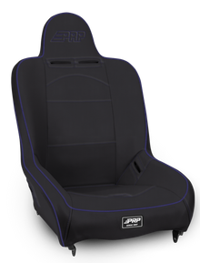 Premier High Back Suspension Seat Black and Purple Vinyl PRP Seats