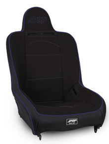 Premier High Back Suspension Seat Black and Purple Tweed PRP Seats