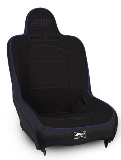 Premier High Back Suspension Seat Black and Purple Tweed PRP Seats