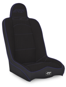 Daily Driver High Back Suspension Seat Black and Purple Tweed PRP Seats