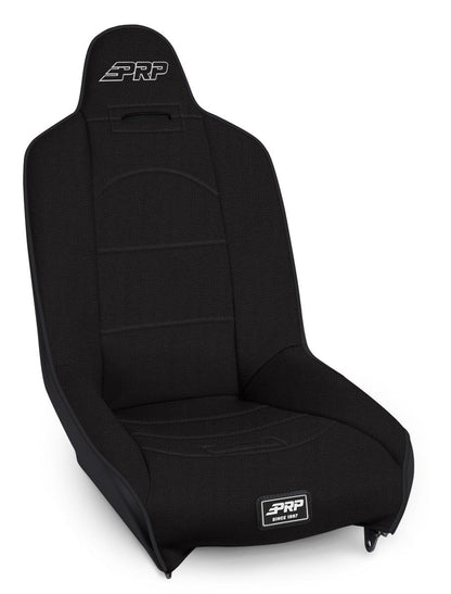 Roadster High Back Suspension Seat All Black 201 201 50 50 PRP Silver Out PRP Seats