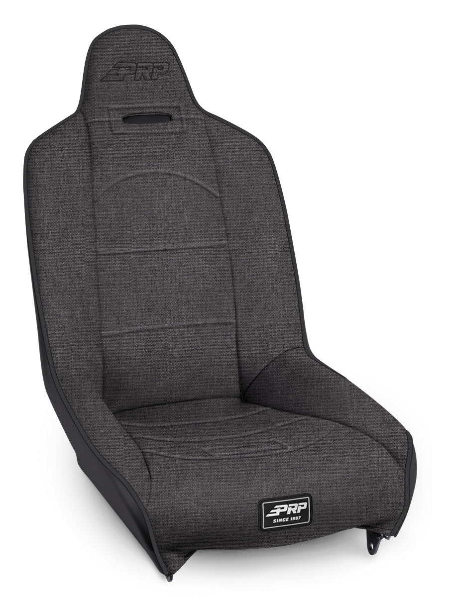 Roadster High Back Suspension Seat All Gray 202 202 54 54 PRP Black Out PRP Seats