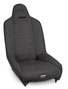 Roadster High Back Suspension Seat All Gray 202 202 54 54 PRP Black Out PRP Seats