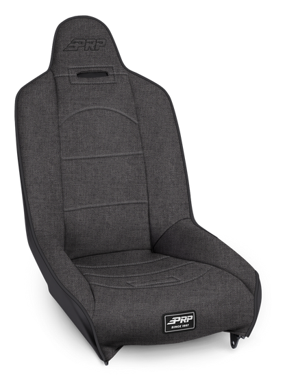 Roadster High Back Suspension Seat All Gray 202 202 54 54 PRP Black Out PRP Seats