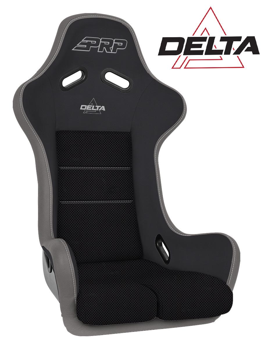 Delta Composite Seat Black and Gray PRP Seats