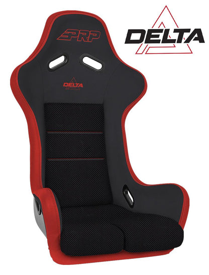Delta Composite Seat Black and Red PRP Seats