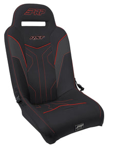 RST Suspension Seat Black and Red PRP Seats
