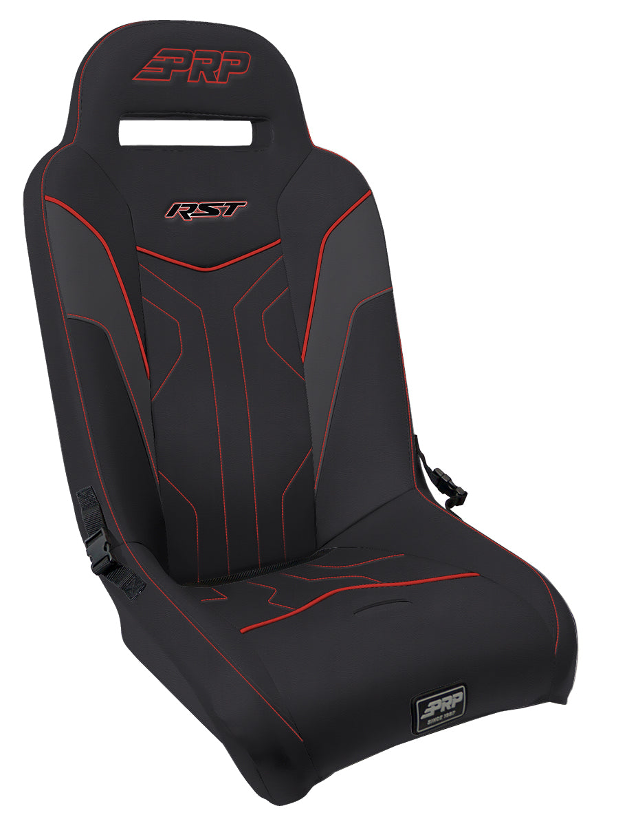 RST Rear Suspension Seat Black and Red PRP Seats