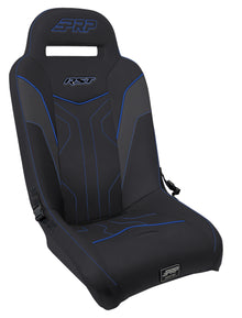 RST Rear Suspension Seat Black and Blue PRP Seats