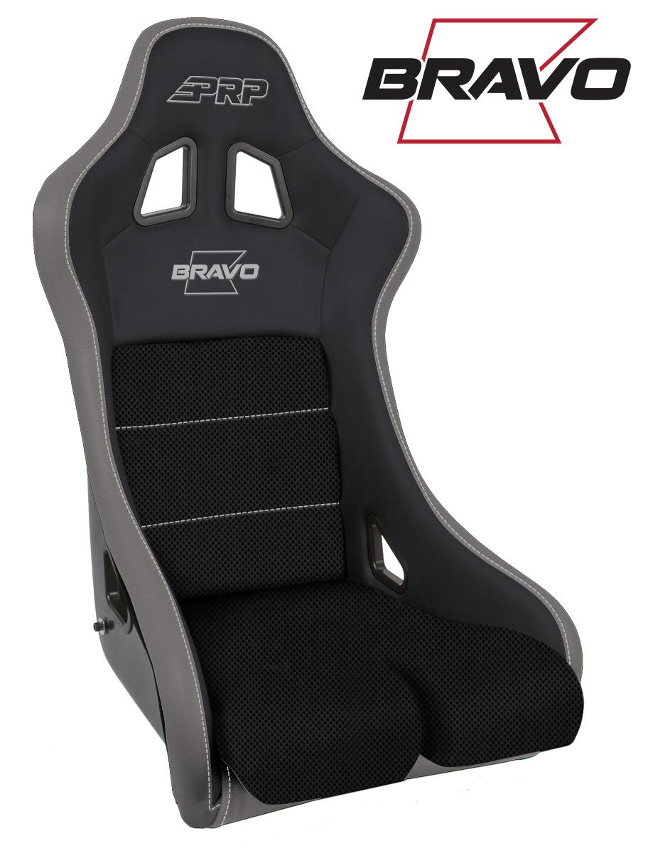 Bravo Composite Seat Black and Gray PRP Seats