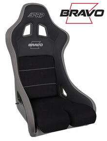 Bravo Composite Seat Black and Gray PRP Seats