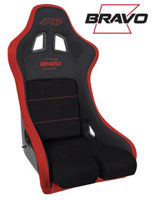 Bravo Composite Seat Black and Red PRP Seats