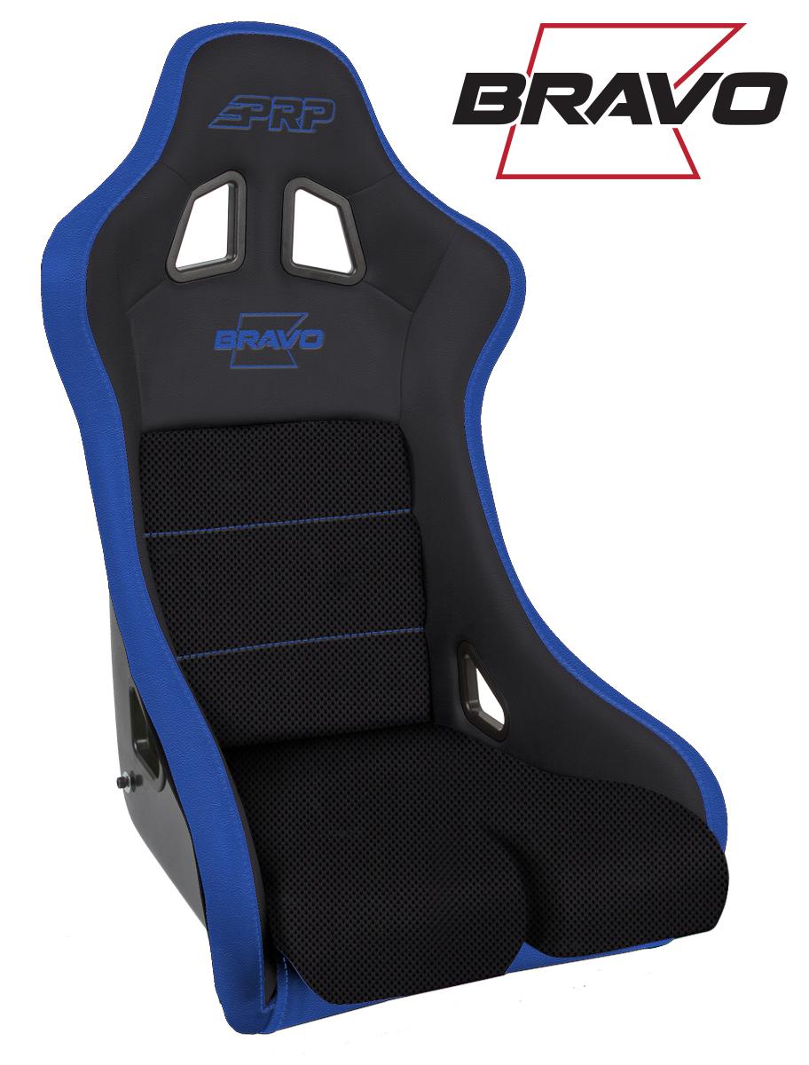 Bravo Composite Seat Black and Blue PRP Seats