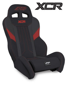 XCR Suspension Seat Black and Red PRP Seats