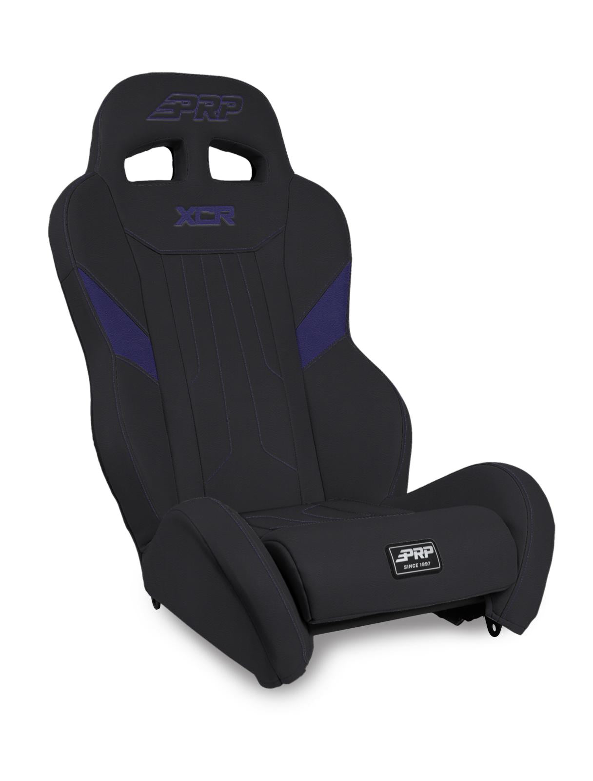 XCR Suspension Seat Black and Purple PRP Seats