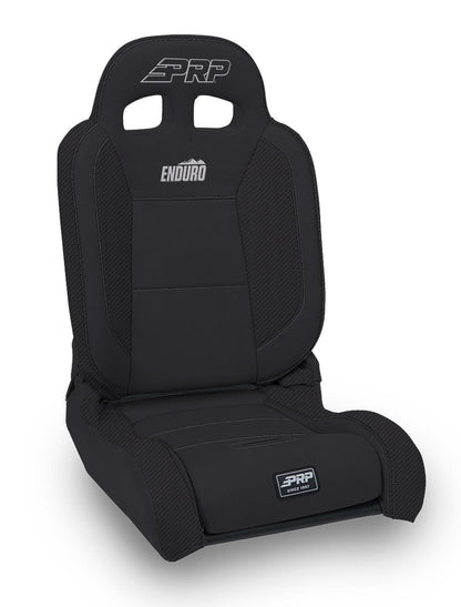 EnduroDaily Reclining Suspension Seat Black Vinyl Driver PRP Seats
