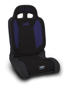 EnduroDaily Reclining Suspension Seat Black and Purple Tweed Driver PRP Seats
