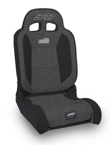 EnduroDaily Reclining Suspension Seat Black and Gray Tweed Driver PRP Seats