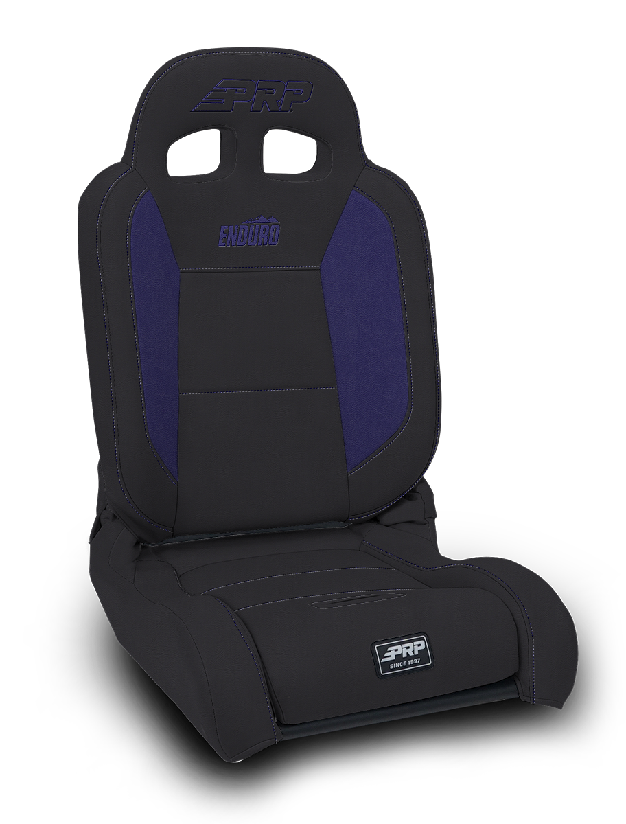 EnduroDaily Reclining Suspension Seat Black and Purple Vinyl Passenger PRP Seats