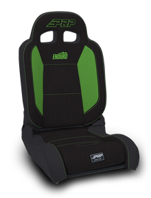 EnduroDaily Reclining Suspension Seat Black and Green Tweed Passenger PRP Seats