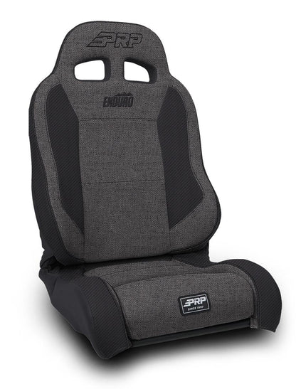 EnduroTrek Reclining Suspension Seat Gray Tweed Driver PRP Seats
