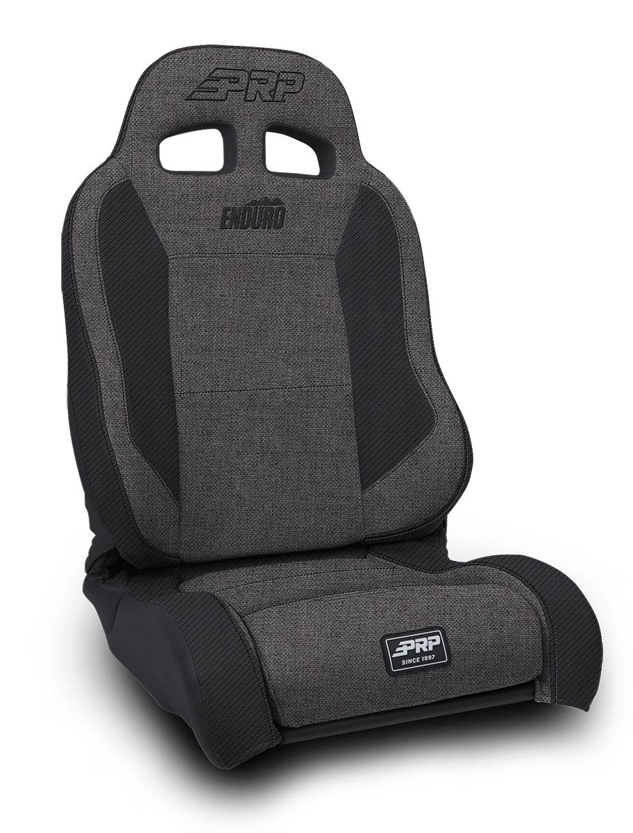 EnduroTrek Reclining Suspension Seat Gray Tweed Passenger PRP Seats