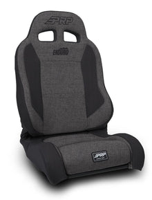 EnduroTrek Reclining Suspension Seat Gray Tweed Passenger PRP Seats