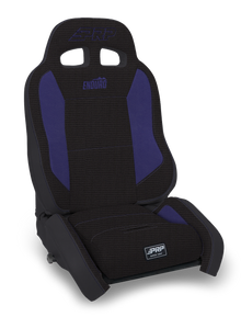 EnduroCrawl Reclining Suspension Seat Black and Purple Tweed Driver PRP Seats