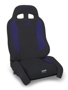 EnduroCrawl Reclining Suspension Seat Black and Purple Vinyl Passenger PRP Seats