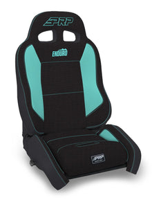 EnduroCrawl Reclining Suspension Seat Black and Teal Tweed Passenger PRP Seats