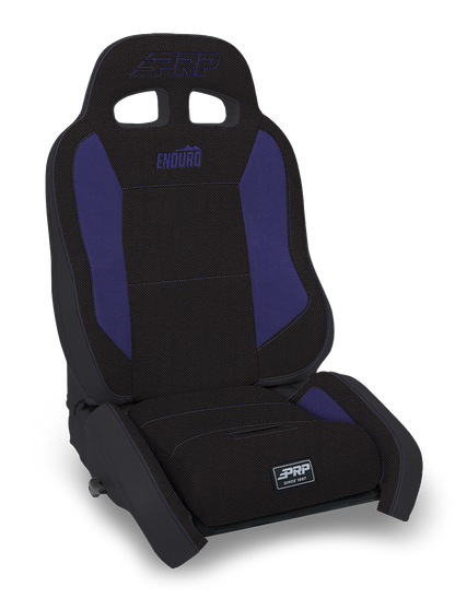 EnduroCrawl Reclining Suspension Seat Black and Purple Tweed Passenger PRP Seats