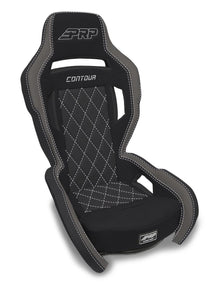 Contour UTV Suspension Seat Black and Gray PRP Seats