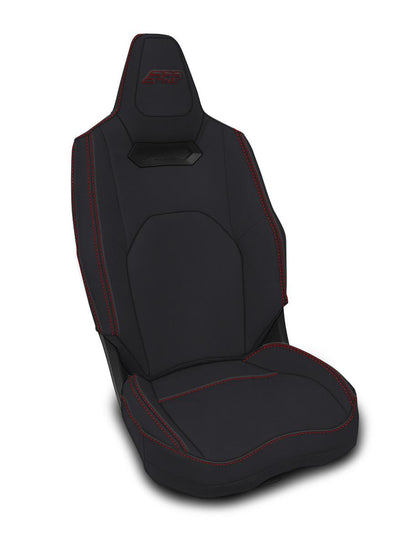 Front Seat Covers for 2025+ Polaris RZR PRO XP PRO R PRO S Pair Black with Red Stitch PRP Seats