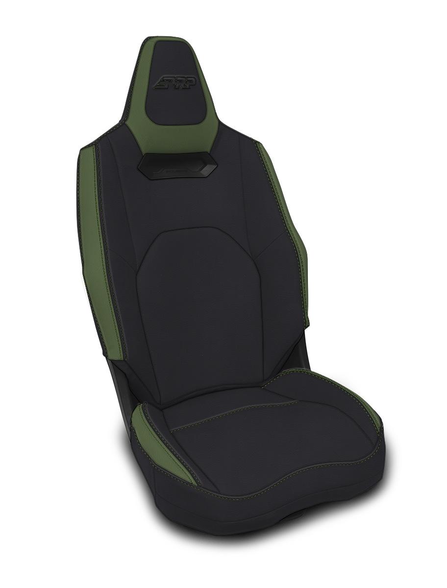 Front Seat Covers for 2025+ Polaris RZR PRO XP PRO R PRO S Pair Black and Olive PRP Seats