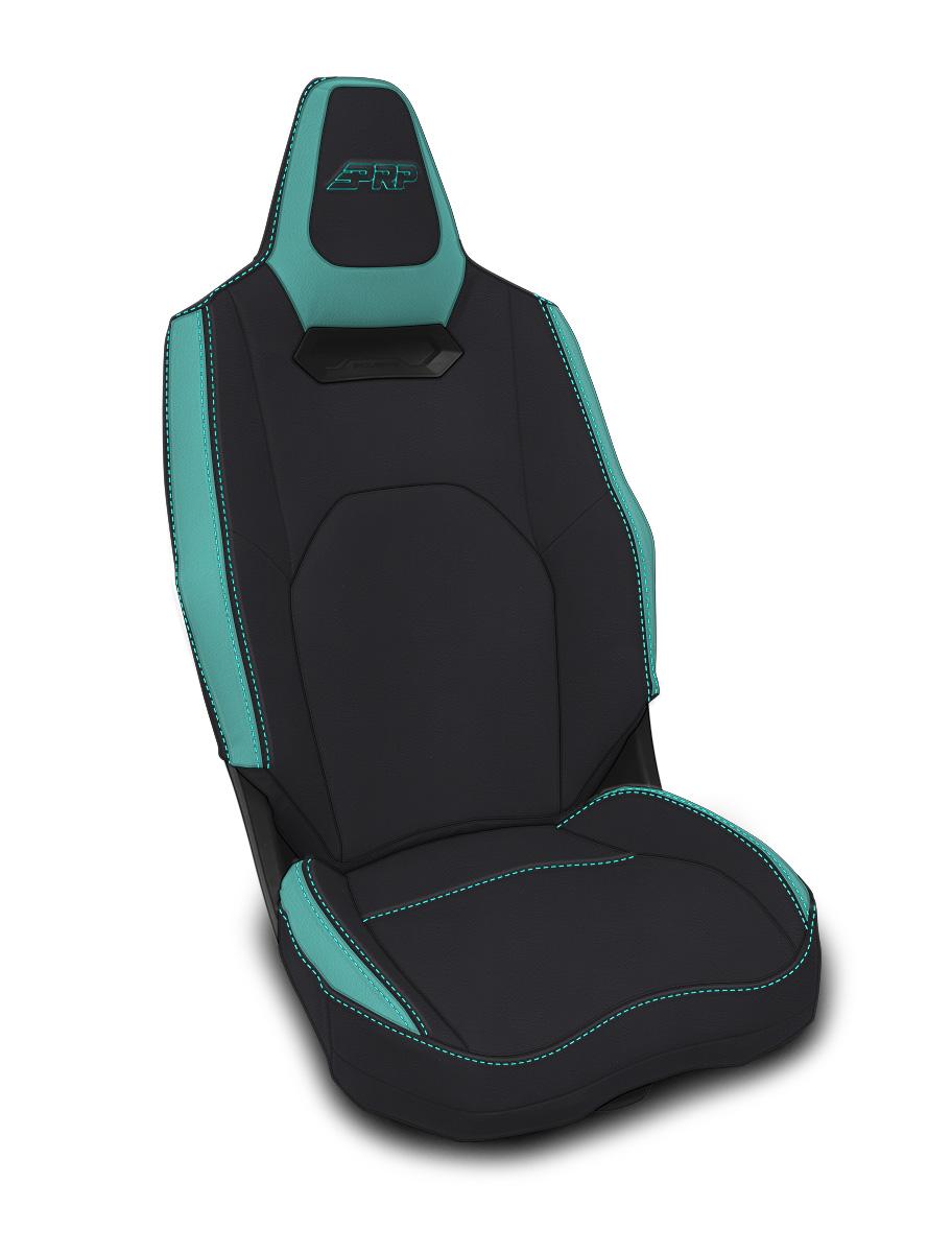 Front Seat Covers for 2025+ Polaris RZR PRO XP PRO R PRO S Pair Black and Teal PRP Seats