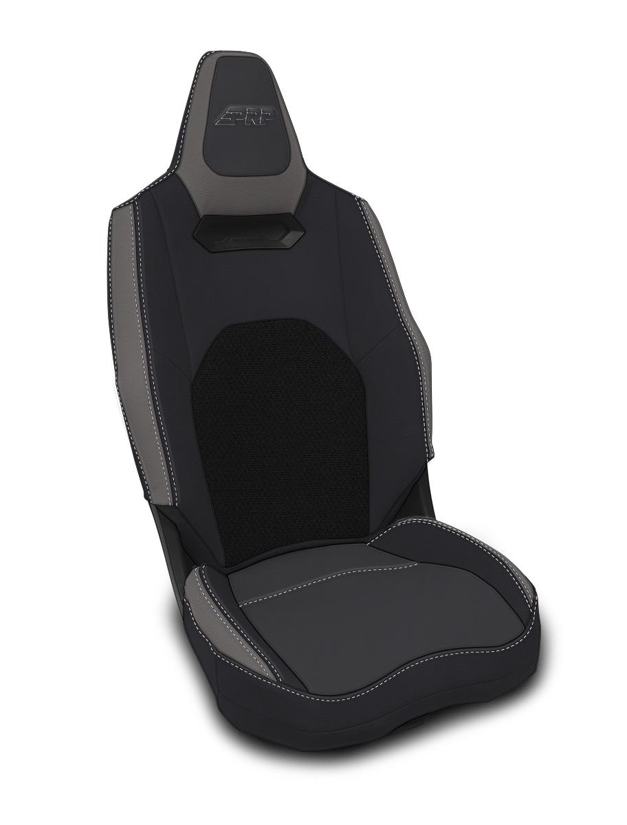 Front Seat Covers for 2025+ Polaris RZR PRO XP PRO R PRO S with Cooled Seats Pair Black and Gray PRP Seats