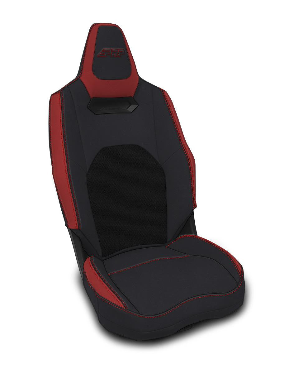 Front Seat Covers for 2025+ Polaris RZR PRO XP PRO R PRO S with Cooled Seats Pair Black and Red PRP Seats