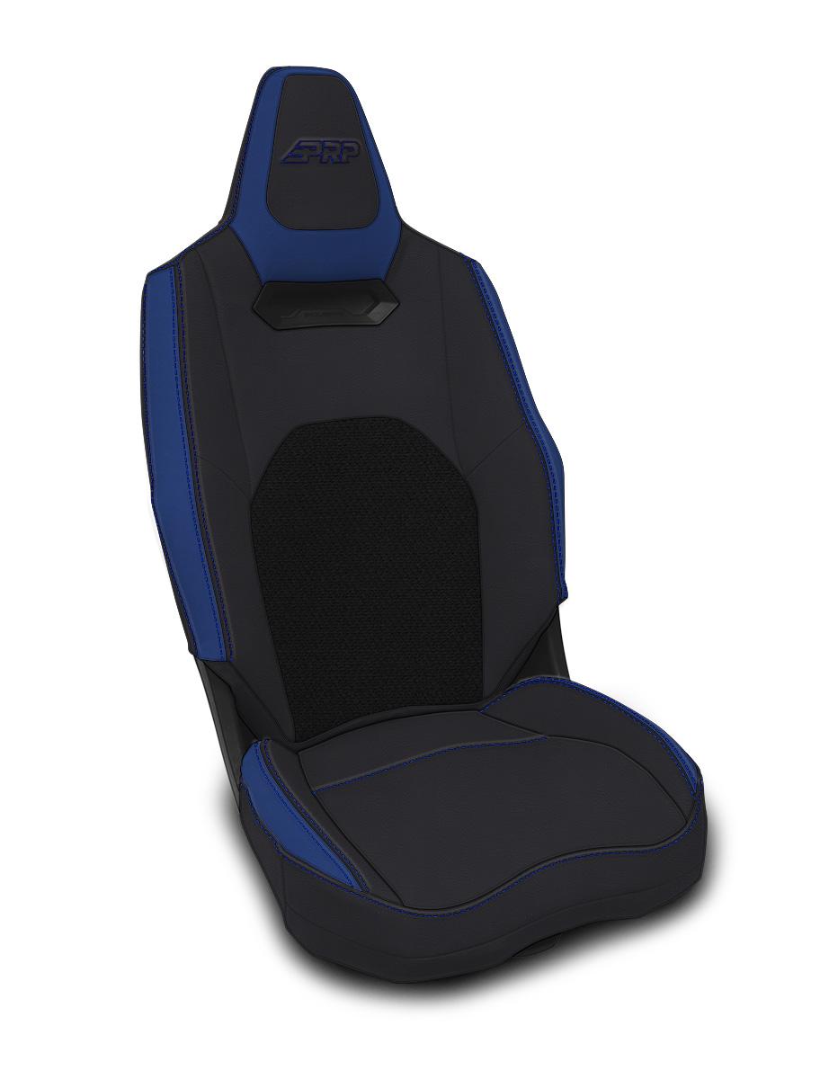 Front Seat Covers for 2025+ Polaris RZR PRO XP PRO R PRO S with Cooled Seats Pair Black and Blue PRP Seats