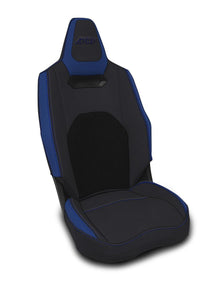 Front Seat Covers for 2025+ Polaris RZR PRO XP PRO R PRO S with Cooled Seats Pair Black and Blue PRP Seats