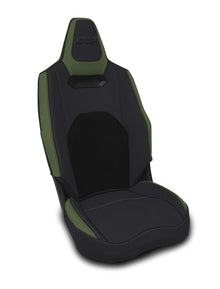 Front Seat Covers for 2025+ Polaris RZR PRO XP PRO R PRO S with Cooled Seats Pair Black and Olive PRP Seats