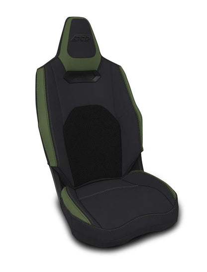Front Seat Covers for 2025+ Polaris RZR PRO XP PRO R PRO S with Cooled Seats Pair Black and Olive PRP Seats