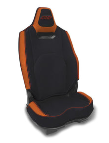 Rear Seat Covers for 2025+ Polaris RZR PRO XP4 PRO R4 PRO S4 Pair Black and Orange PRP Seats
