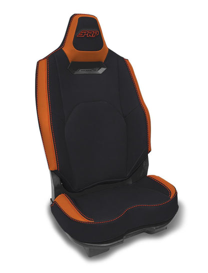 Rear Seat Covers for 2025+ Polaris RZR PRO XP4 PRO R4 PRO S4 Pair Black and Orange PRP Seats